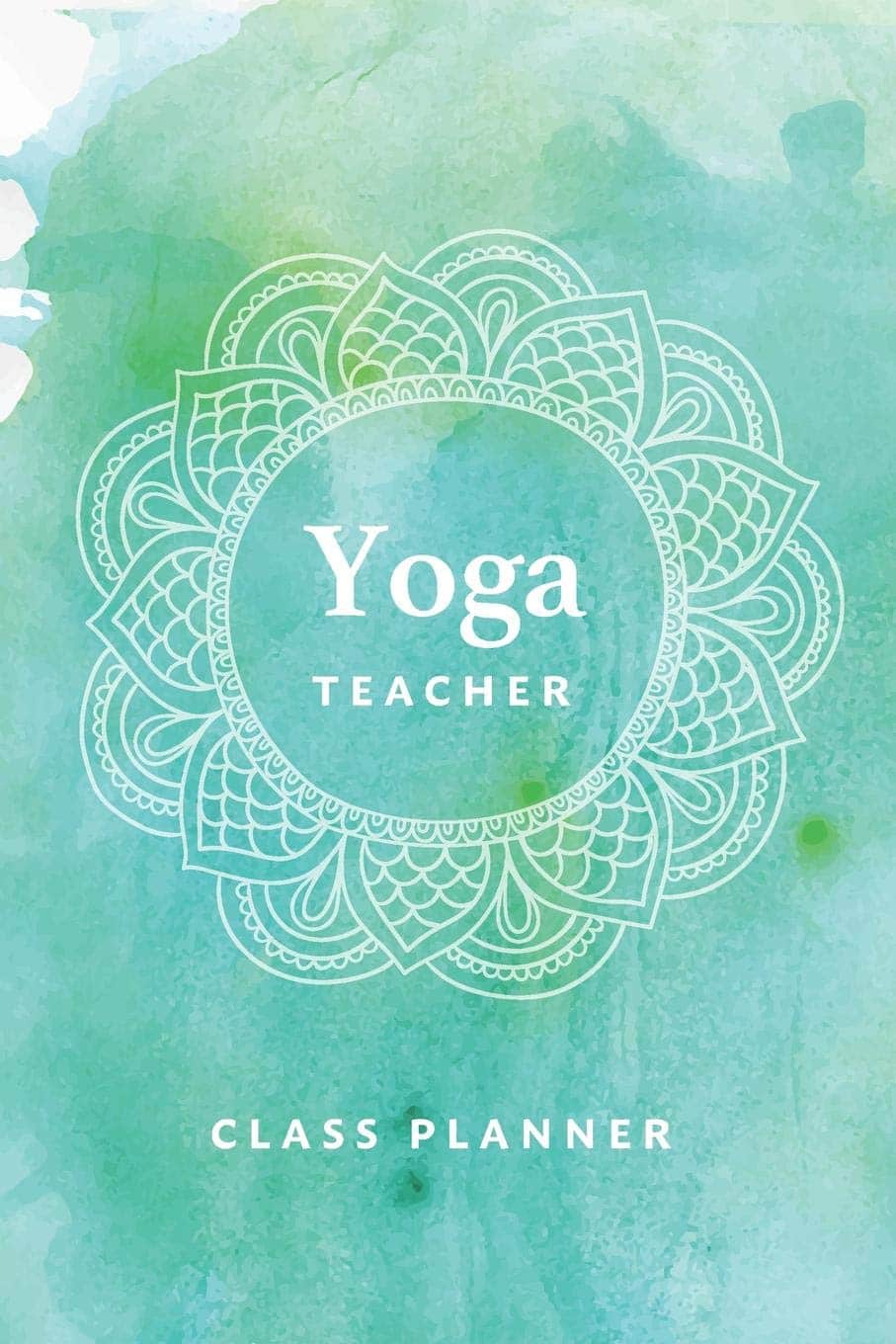 A yoga class planner, like the one in this image, makes a great gift idea for yoga teachers. 
